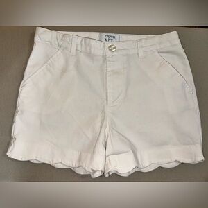 Crown & Ivy Scalloped Shorts